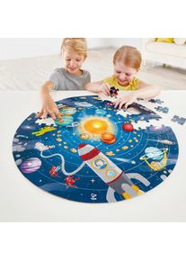 HAPE, Puzzle &raquo;Sonnensystem&laquo; mit Licht, bunt, Holz, Kunststoff, Pappe