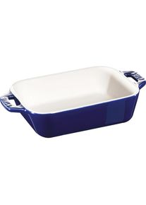 Staub, Staub Auflaufform &raquo;27 x 20 cm&laquo; Keramik, dunkelblau, Keramik, B/H/L/T: 20,5 cm x 6,2 cm x 32,9 cm