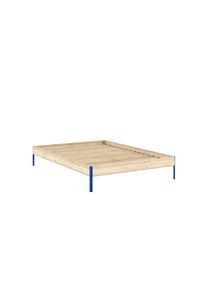 Karup Design, Bettgestell &raquo;CORE BED Bodenbett, Holzrahmen, Futonbett, Jugendbett, Holzbett&laquo; Massivholzbett mit Lattenrost, Kiefer massiv, Doppelbett 