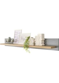 Home Affaire, Home Affaire Wandboard &raquo;CHAMBORD&laquo; Breite ca. 150 cm, lichtgrau, FSC -zertifizierter Holzwerkstoff, B/H/T: 150 cm x 20 cm x 19 cm