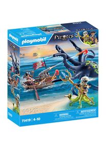 Playmobil, Konstruktions-Spielset &raquo;Kampf gegen den Riesenoktopus (71419), Pirates&laquo; Made in Europe, bunt, Einheitsgr&ouml;&szlig;e, Konstruktions-Spielset