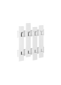 Woody Fashion, WOODY FASHION Garderobenleiste &raquo;Garderobenleiste Wave&laquo;, wei&szlig;, MDF, B/H/T: 64 cm x 79 cm x 4 cm