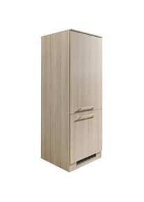 Wiho-K&uuml;chen Wiho K&uuml;chen, wiho K&uuml;chen K&uuml;hlumbauschrank &raquo;Filo&laquo; 60 cm breit, front und korpus: vicenza eiche hell, B/H/T: 60 cm x 165 cm x 57 cm