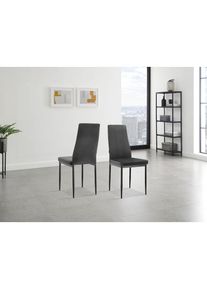 Goodproduct, GOODproduct Esszimmerstuhl &raquo;Remus&laquo; (Set) 1 Stk.im 1er,2er und 4er Set erh&auml;ltlich, unterschiedliche Bezugsqualit&auml;ten, schwarz, schwarz, 