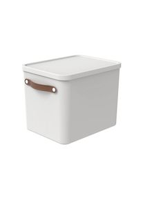 Rotho, Rotho Aufbewahrungsbox &raquo;MALOJA&laquo;, wei&szlig;, Kunststoff, Platzsparend stapelbar