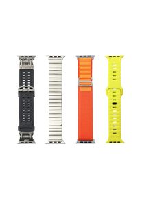 4smarts, Smartwatch-Armband &raquo;4er Set Alpha 2 Apple Watch 42/44/45/46/49 mm&laquo;, mehrfarbig, Einheitsgr&ouml;&szlig;e, Smartwatch-Armband