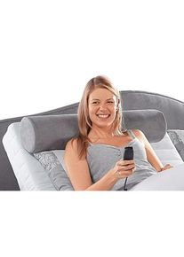 Maintal, Sitzkissen Nackenrolle, grau, unifarben, Polyester, 1 Stk.