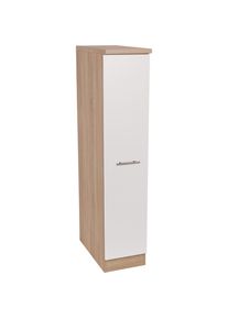 respekta, respekta Apothekerschrank &raquo;Merle&laquo; Breite 30 cm, Metallstangengriffe, H&ouml;he 144,8 cm, wei&szlig;, B/H/T: 30 cm x 144,8 cm x 60 cm