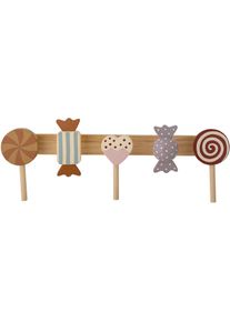 Bloomingville, Garderobenleiste &raquo;Rudy 42 x 14 x7 cm MDF&laquo;, braun, mehrfarbig