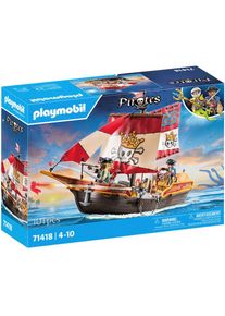 Playmobil, Konstruktions-Spielset &raquo;Piratenschiff (71418), Pirates&laquo; Made in Europe, bunt, Einheitsgr&ouml;&szlig;e, Konstruktions-Spielset