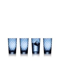 Ackerman Longdrinkglas &raquo;Lyngby Vienna 4 St&uuml;ck, 45 cl&laquo;, blau, Glas, 13,5 cm