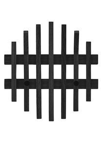 MCA furniture, MCA furniture Garderobenpaneel &raquo;BANTRY Garderobenpaneel W40&laquo; Leisten, schwarz, Massivholz, B/H/T: 38 cm x 40 cm x 11 cm