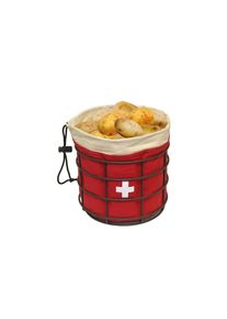 Ackerman Aufbewahrungskorb &raquo;Cheese Line Kartoffelkorb&laquo;, rot, Naturfasern, B/H/T: 19 cm x 21 cm