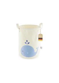 bieco, bieco Aufbewahrungskorb &raquo;Wal&laquo;, blau, Baumwolle, Polyester