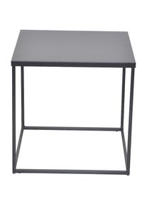 Hofmann Living And More, HOFMANN LIVING AND MORE Beistelltisch 1 Stk. tlg., schwarz, schwarz, schwarz, B/H/T: 45 cm x 45 cm x 45 cm