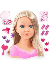 BAYER, Frisier- & Schminkkopf &raquo;Charlene Super Model&laquo; mit Kosmetik, natur, Einheitsgr&ouml;&szlig;e, Frisier- & Schminkkopf