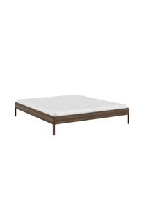 Karup Design, Bettgestell &raquo;CORE BED Bodenbett, Holzrahmen, Futonbett, Jugendbett, Holzbett&laquo; Massivholzbett mit Lattenrost, Kiefer massiv, Doppelbett 