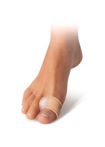 Fu&szlig;gut Fussgut, Hallux-Bandage &raquo;Softkissen mit Fixierband, verhindert Reiben&laquo; Druckentlastung bei H&uuml;hneraugen, Schwielen, Entlastung Hallux Valgus, natur, 