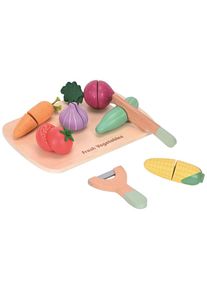 Spielba, Lernspielzeug &raquo;Spiel-Lebensmittel Gem&uuml;se-Set zum Schneiden&laquo;, mehrfarbig, Holz