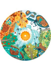 HAPE, Puzzle &raquo;Vier Jahreszeiten&laquo; mit Lichteffekt, bunt, Kunststoff, Pappe