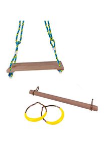 Happy People, Schaukelsitz &raquo;Turn-Schaukel-Set&laquo;, natur, Massivholz, bis 50 kg