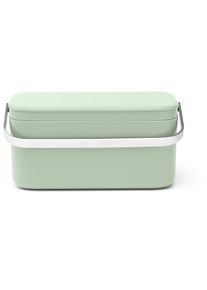 Brabantia, Biom&uuml;lleimer 1 Beh&auml;lter, hellgr&uuml;n, Kunststoff, B/H/T: 22,1 cm x 10,7 cm x 12,7 cm