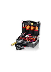 Knipex, Werkzeugkoffer &raquo;BIG Basic Move ElektroPlus, 68-teilig&laquo;, schwarz, Aluminium, Max. Zuladung: 20 kg