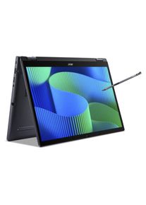 Acer, Notebook &raquo;TravelMate P414RN-54 Spin (TMP414RN-54-TCO-70B4)&laquo; / 14 &prime;&prime; Intel Core Ultra 7, blau, Tastaturbeleuchtung, Fingerabdruckscanner, 