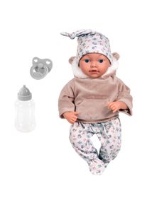 BAYER, Babypuppe &raquo;Reborn Baby, 38 cm braun&laquo;, braun, Einheitsgr&ouml;&szlig;e, Babypuppe