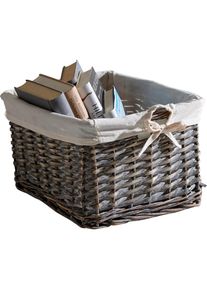 Home Affaire, Home Affaire Aufbewahrungskorb &raquo;California&laquo; im 1er und 2er Set erh&auml;ltlich, aus einem Rattangeflecht, Breite 30 cm, naturfarben, beige, 