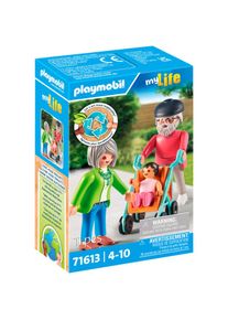Playmobil, Konstruktions-Spielset &raquo;Grosseltern mit Baby (71613), myLife&laquo; Made in Europe, bunt, Einheitsgr&ouml;&szlig;e, Konstruktions-Spielset