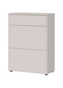 Germania, Germania Schuhschrank &raquo;Binetto&laquo; 1 Stk. tlg. Schuhschrank mit einer Schublade, zwei Klappen und Push-to-open Tech., kaschmir, navarra, eiche,