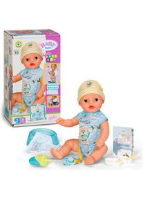 Baby Born, Babypuppe &raquo;Little Baby Boy 36 cm&laquo; mit 7 Funktionen, blau, Einheitsgr&ouml;&szlig;e, Babypuppe