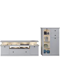 Home Affaire, Home Affaire Wohnwand &raquo;&Ouml;rebro&laquo; Set, 2 Stk. tlg., wei&szlig;