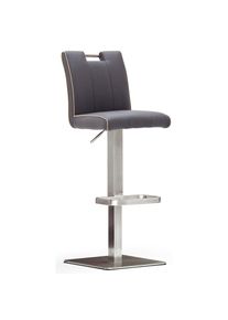 MCA furniture, MCA furniture Bistrostuhl &raquo;BARBECOOL Barhocker Bistrostuhl Tresenhocker&laquo; () mit R&uuml;ckenlehne, Bodenplatte eckig, 180&deg; drehbar, Sitzh&ouml;he 