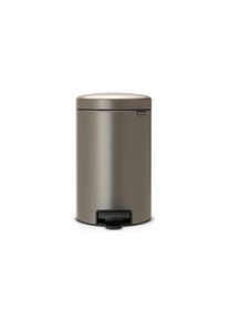 Brabantia, M&uuml;lleimer &raquo;NewIcon 12 l, Platinum&laquo; 1 Beh&auml;lter, bronze, Edelstahl, Kunststoff, B/H/T: 25,1 cm x 41,1 cm x 33,8 cm