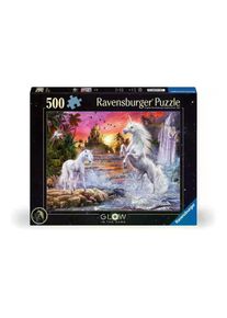 Ravensburger, Puzzle &raquo;Einh&ouml;rner am Fluss&laquo; Leuchtet im Dunkeln, frz:, Einheitsgr&ouml;&szlig;e, Puzzle
