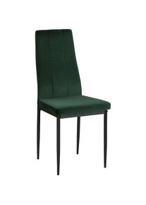 Goodproduct, GOODproduct Esszimmerstuhl &raquo;Remus&laquo; (Set) 1 Stk.im 1er,2er und 4er Set erh&auml;ltlich, unterschiedliche Bezugsqualit&auml;ten, dunkelgr&uuml;n, schwarz,