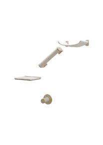 Kerbl, Kratzbaum &raquo;Alps 4-teilig&laquo; 50 cm hoch, natur, wei&szlig;, B/H/T: 50 cm