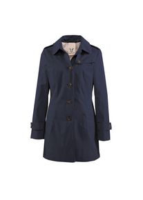 Fuchs & Schmitt Fuchs Schmitt, Unisex, Kurzmantel Lightweight Cotton, Regular Fit, Schulterklappen, marine, 50, Kurzmantel von Fuchs Schmitt