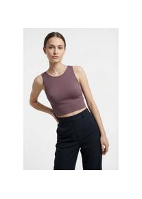 Only Play, Unisex, Only Play Trainingstop &raquo;ONPJAIA LIFE&laquo; Cropped Fit, in feiner Rippstruktur, rose braun, S, Cropped Trainingstop von Only Play