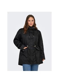 Only Carmakoma, Unisex, Only CARMAKOMA Regenmantel &raquo;CARLOUISE PARKA LIFE OTW NOOS&laquo;, schwarz, M, Modischer Mantel von Only CARMAKOMA