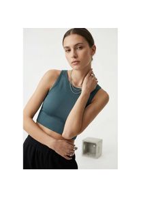 Only Play, Unisex, Only Play Trainingstop &raquo;ONPJAIA LIFE&laquo; Cropped Fit, in feiner Rippstruktur, mediterranea, XS, Cropped Trainingstop von Only Play