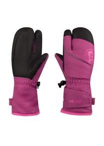 Trollkids, Unisex, Trollkids Skihandschuhe &raquo;KIDS TROLL 3 FINGER GLOVE&laquo; 2 Stk., bright berry, light magenta, 6 (11Y/12Y), Skihandschuhe von Trollkids