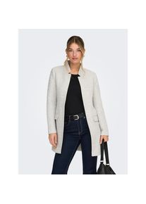 Only, Unisex, Only Kurzmantel &raquo;ONLLINEA L/S FIT CUT COATIGAN CC TLR&laquo;, light grau melange, 34, Unisexmantel von Only
