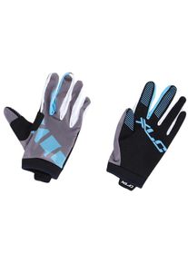 Xlc, Xlc Fahrradhandschuhe &raquo;Langfingerhandschuh MTB CG-L14&laquo; 2 Stk., grau, blau, L, Fahrradhandschuhe