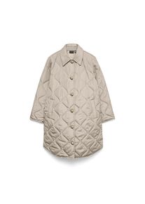 V&eacute;ro Moda Vero Moda, Unisex, Steppmantel &raquo;VMMILLIE COAT NOOS&laquo; mit Knopfleiste, oatmeal, XS, Unisexmantel von Vero Moda