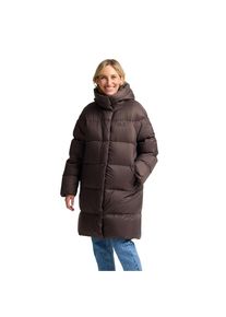 Jack Wolfskin, Unisex, Daunenmantel &raquo;ICY HILL COAT W RDS&laquo; W&auml;rmend, winddicht, Daunenjacke, peat, XXL, Daunenmantel