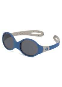 Julbo LOOP L J511 | Occhiali da sole unisex| Rotonda | Montatura: Policarbonato Blu Lucido | Colore del vetro: Grigio Monocolore