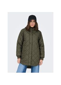 Only, Unisex, Only Steppmantel &raquo;ONLJULIET QUILTED HOOD ZIP COAT OTW NOOS&laquo; Kunstfaser, kalamata, XS, Leichter Steppmantel von Only